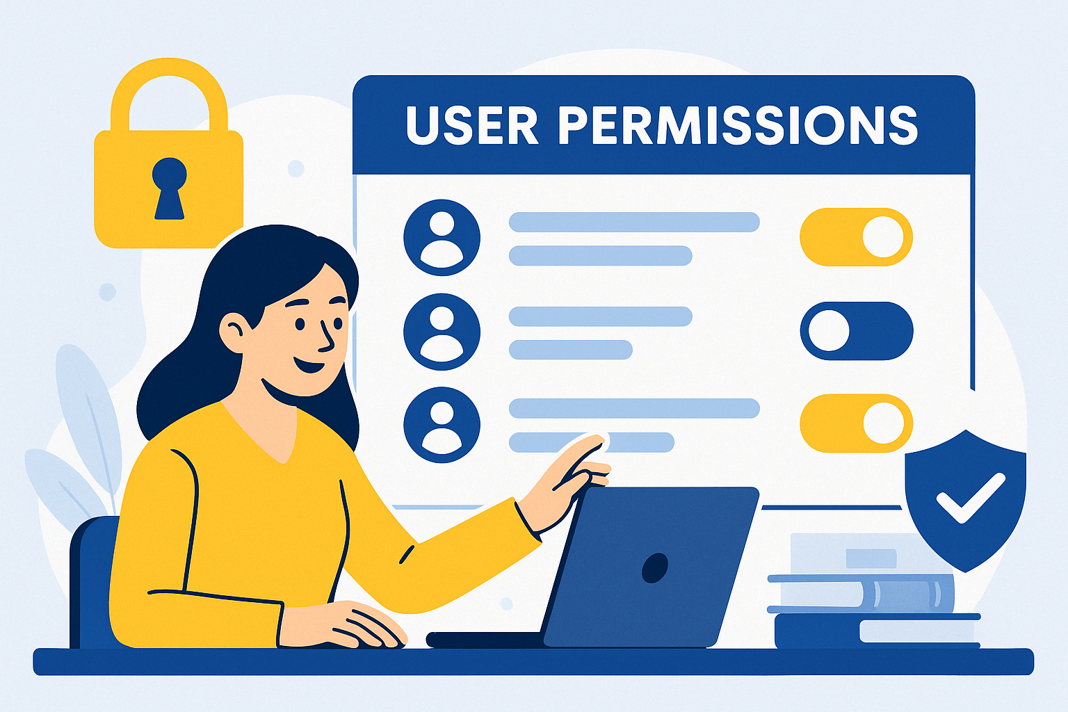 Role‑based user permissions concept